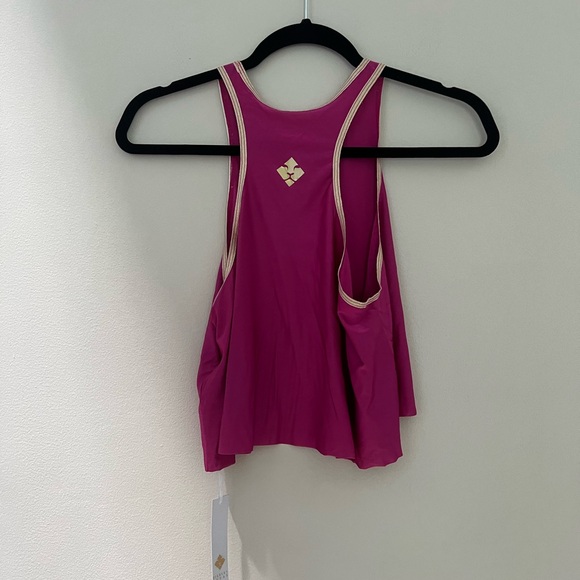 Fierce + Regal Woman’s pink The Sheer Tank top - Picture 4 of 9